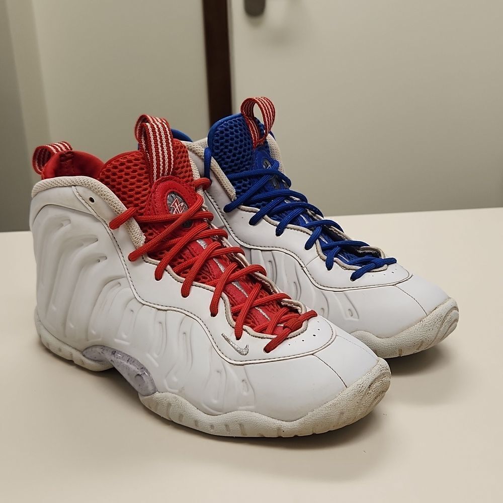 Nike Little Posite One USA Moon Youth Shoes DJ4024-001 4Y